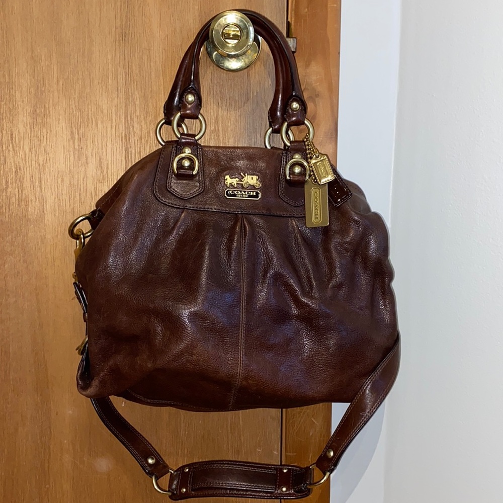 Coach leather purse